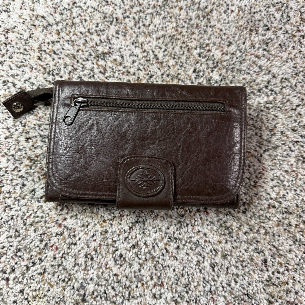 Classic Brown Leather Wallet for Women